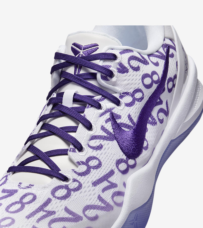 2024年 2/8 発売予定！ナイキ コービー 8 プロトロ “ホワイト/コートパープル” (NIKE KOBE 8 PROTRO “White/Court Purple”) [FQ3549-100]