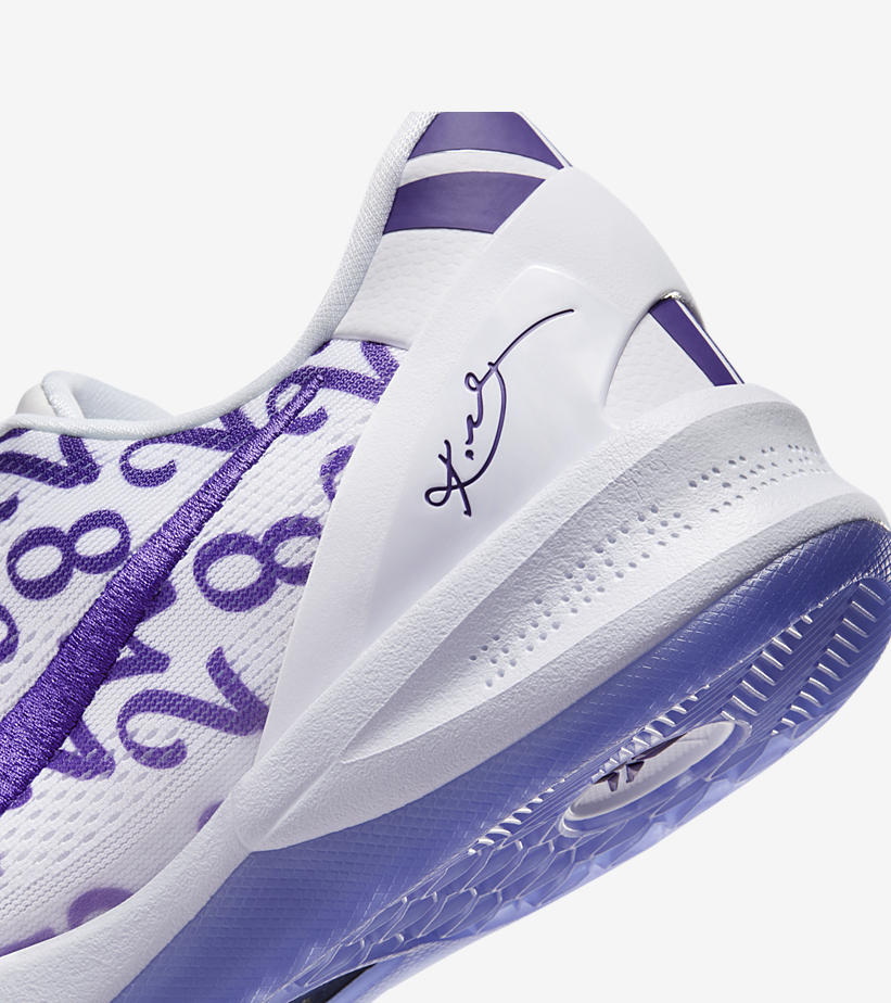 2024年 2/8 発売予定！ナイキ コービー 8 プロトロ “ホワイト/コートパープル” (NIKE KOBE 8 PROTRO “White/Court Purple”) [FQ3549-100]