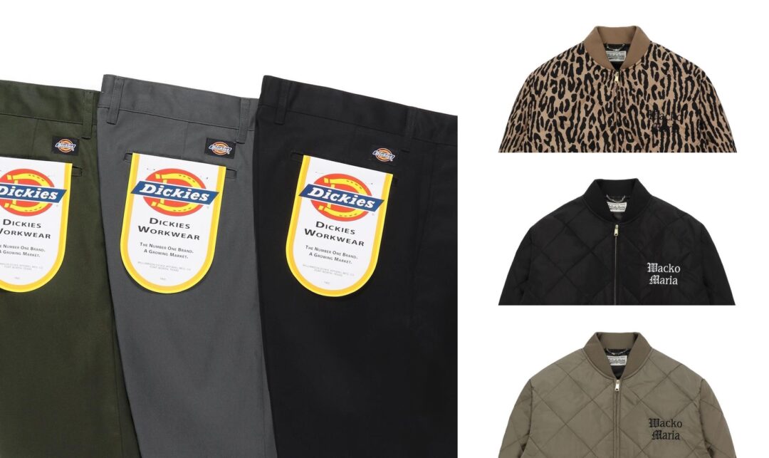 10/28 発売！Dickies × WACKO MARIA 2023 F/W コラボコレクション (ディッキーズ ワコマリア)