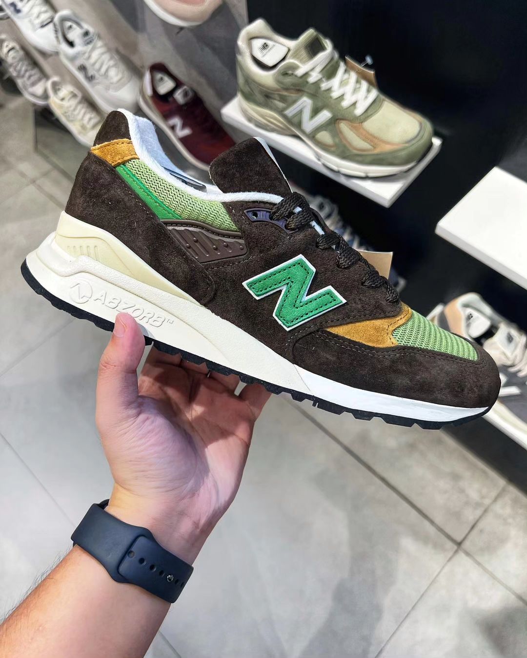 【国内 12/28 発売】New Balance U998 BG “Brown/Green” Made in USA (ニューバランス メイドインUSA)