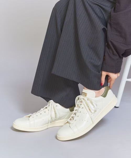 【国内 10/6 発売/先行予約】adidas Originals for BEAUTY&YOUTH STANSMITH LUX “White/Olive” (アディダス オリジナルス ビューティアンドユース スタンスミス ラックス “ホワイト/オリーブ”) [ID0985]