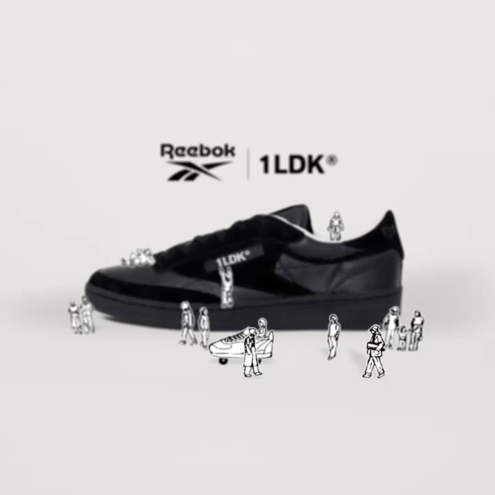 【国内 10/21 発売】REEBOK × 1LDK CLUB C 85 VINTAGE "Black" (ワンエルディーケー リーボック クラブ C 85 ビンテージ "ブラック") [GD6944]