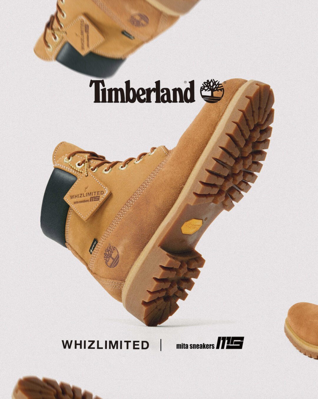 Timberland × mita sneakers × WHIZ のトリプルネームのイエローブーツが11/25 発売 (ティンバーランド ミタスニーカーズ ウィズリミテッド)