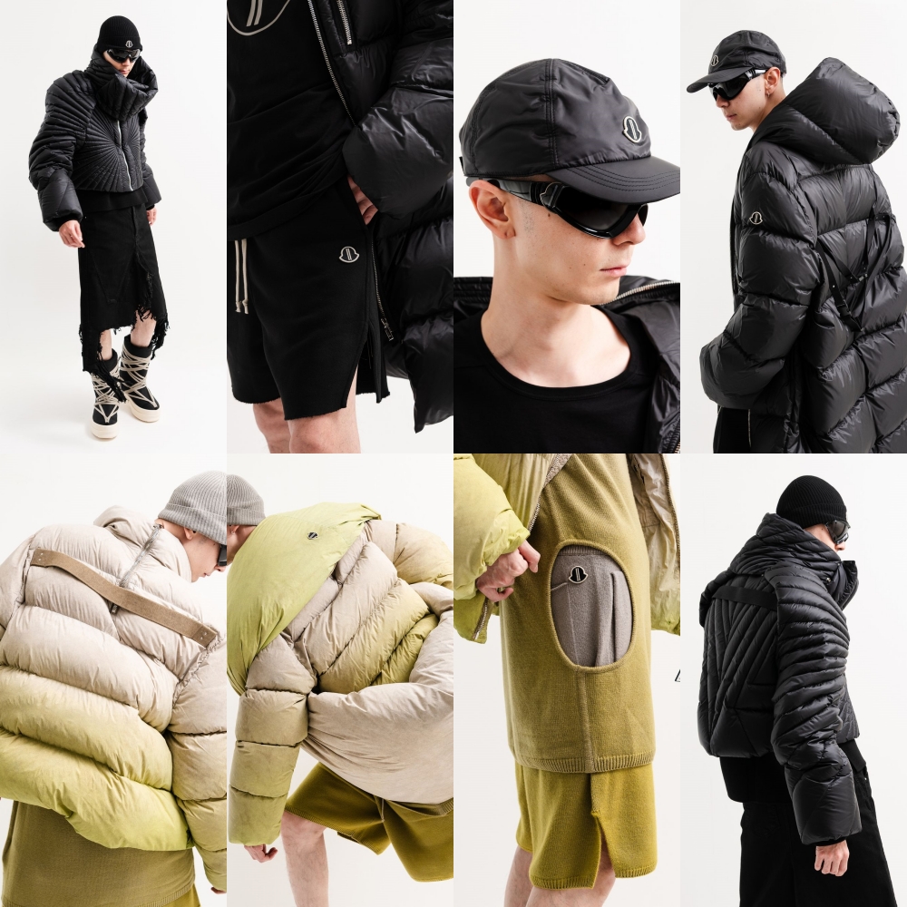 MONCLER × RICK OWENS コラボライン「MONCLER + RICK OWENS」第2弾が12