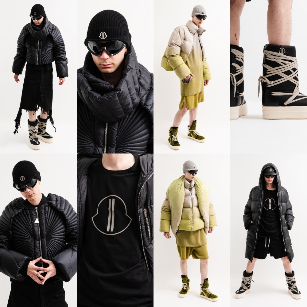 MONCLER × RICK OWENS コラボライン「MONCLER + RICK OWENS」第2弾が12/1 発売 (モンクレール リック・オウエンス)