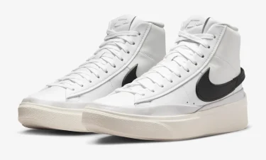 海外発売！ナイキ ブレーザー ファントム ミッド "サミットホワイト/ブラック" (NIKE BLAZER PHANTOM MID "Summit White/Black") [DX5800-100]