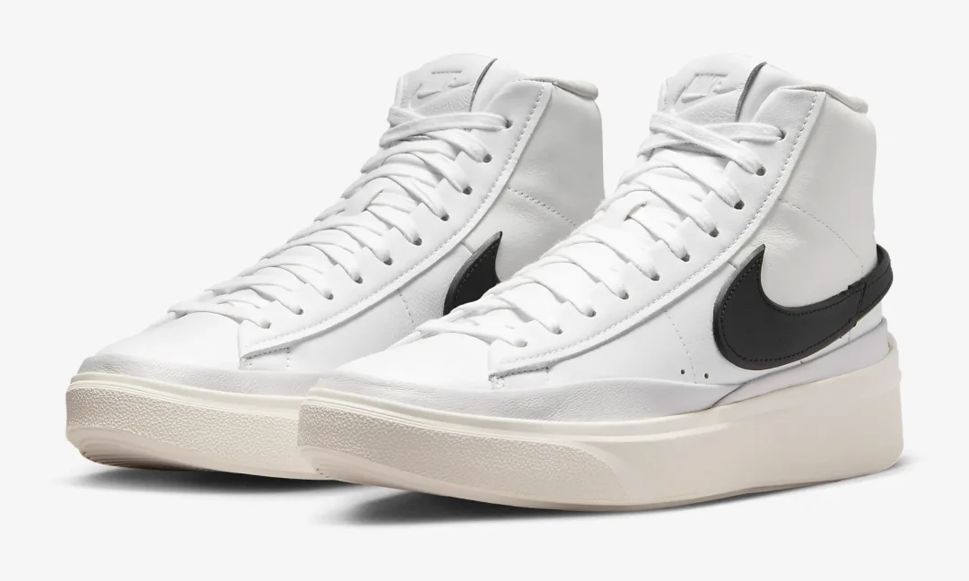 海外発売！ナイキ ブレーザー ファントム ミッド "サミットホワイト/ブラック" (NIKE BLAZER PHANTOM MID "Summit White/Black") [DX5800-100]