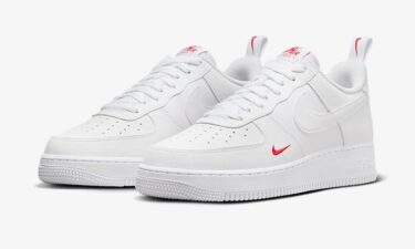 2024年 発売予定！ナイキ エア フォース 1 ロー “ヒールプル/ホワイト/レッド” (NIKE AIR FORCE 1 LOW “Heel Pull/White/Red”) [FZ7187-100]