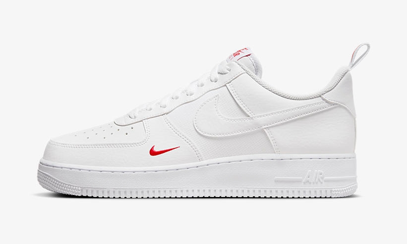 2024年 発売予定！ナイキ エア フォース 1 ロー “ヒールプル/ホワイト/レッド” (NIKE AIR FORCE 1 LOW “Heel Pull/White/Red”) [FZ7187-100]