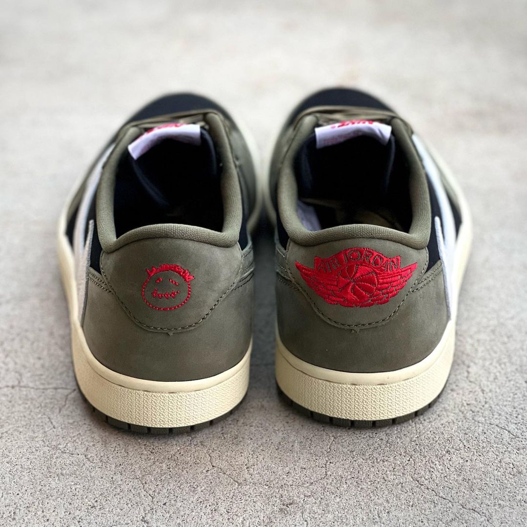 2024年 9/12 発売予定！トラビス・スコット × ナイキ エア ジョーダン 1 ロー OG “ブラック/オリーブ” (TRAVIS SCOTT NIKE AIR JORDAN 1 LOW OG “Black/Olive”) [DM7866-002]