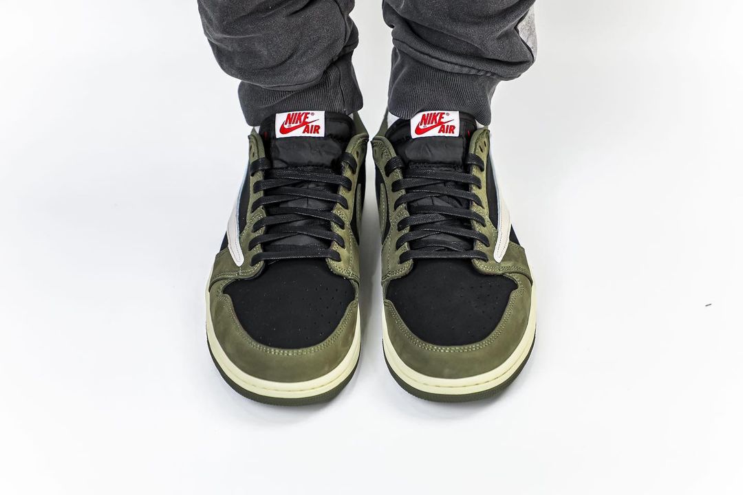 2024年 9/12 発売予定！トラビス・スコット × ナイキ エア ジョーダン 1 ロー OG “ブラック/オリーブ” (TRAVIS SCOTT NIKE AIR JORDAN 1 LOW OG “Black/Olive”) [DM7866-002]