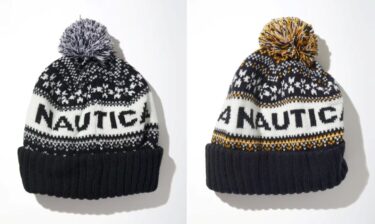 「NAUTICA/ノーティカ」からオリジナル雪柄の”Nordic Bobble Beanie”が発売！