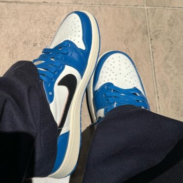 藤原ヒロシ氏がNIKE AIR JORDAN 1 LOW “White/Royal/Black”のサンプルを公開 (FRAGMENT フラグメント ナイキ エア ジョーダン 1 ロー)