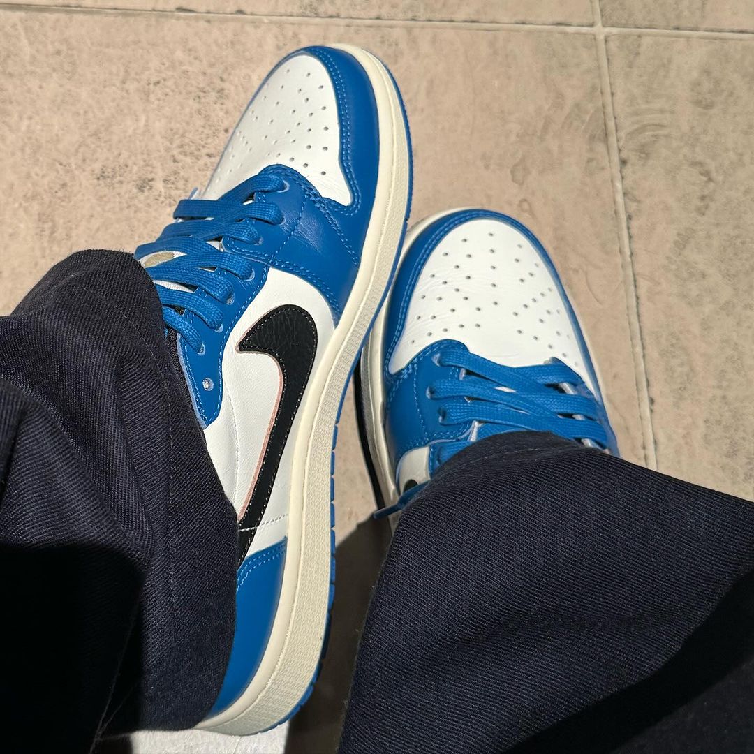 藤原ヒロシ氏がNIKE AIR JORDAN 1 LOW "White/Royal/Black"のサンプルを公開 (FRAGMENT フラグメント ナイキ エア ジョーダン 1 ロー)