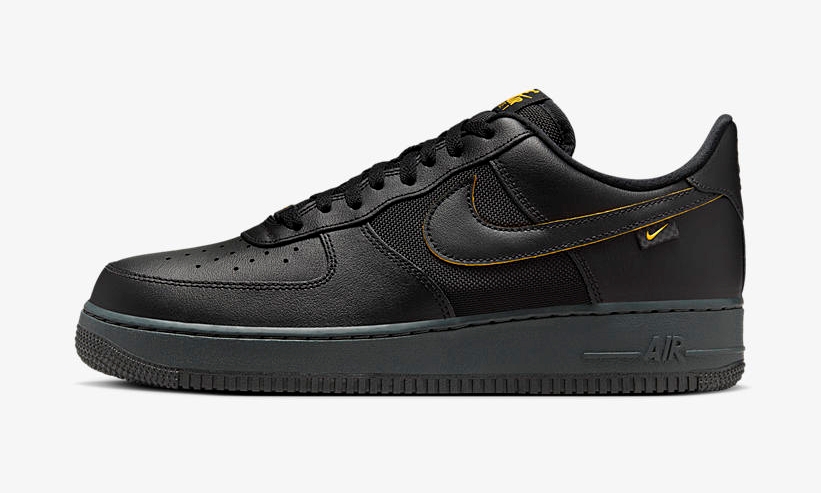 【2024年 2/7 発売】ナイキ エア フォース 1 ロー “ブラック/イエロー” (NIKE AIR FORCE 1 LOW “Black/Yellow”) [FZ4617-001]