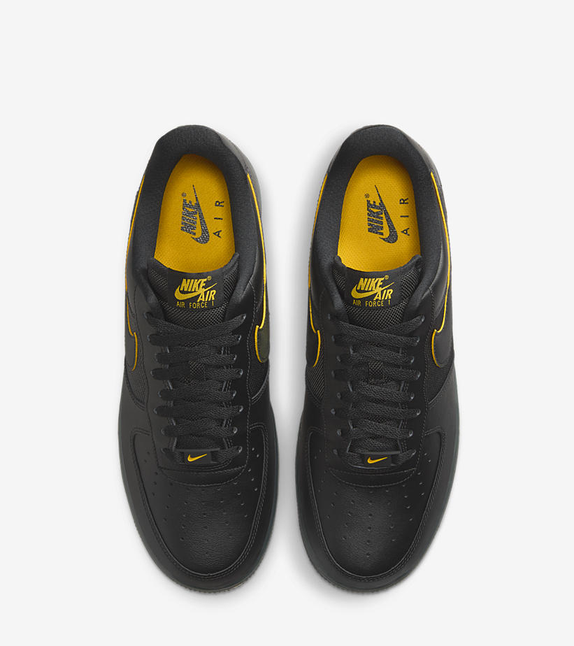 【2024年 2/7 発売】ナイキ エア フォース 1 ロー “ブラック/イエロー” (NIKE AIR FORCE 1 LOW “Black/Yellow”) [FZ4617-001]