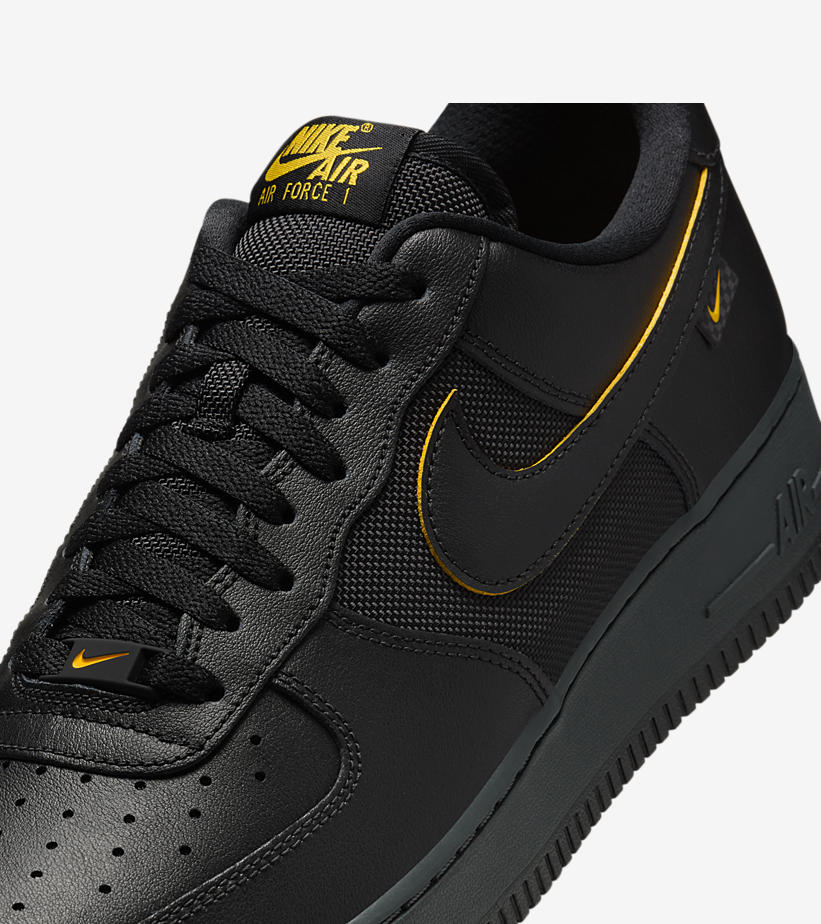 【2024年 2/7 発売】ナイキ エア フォース 1 ロー “ブラック/イエロー” (NIKE AIR FORCE 1 LOW “Black/Yellow”) [FZ4617-001]