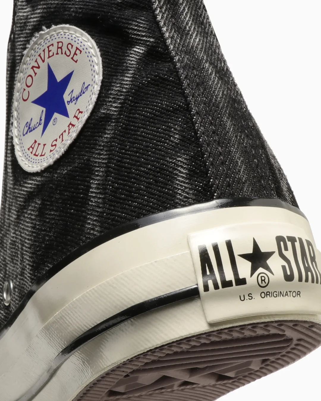 【国内 12/15 発売】ヴィンテージデニムをモチーフにした CONVERSE ALL STAR US AGEDDENIM HI “AGED BLACK” (コンバース オールスター エイジドデニム)