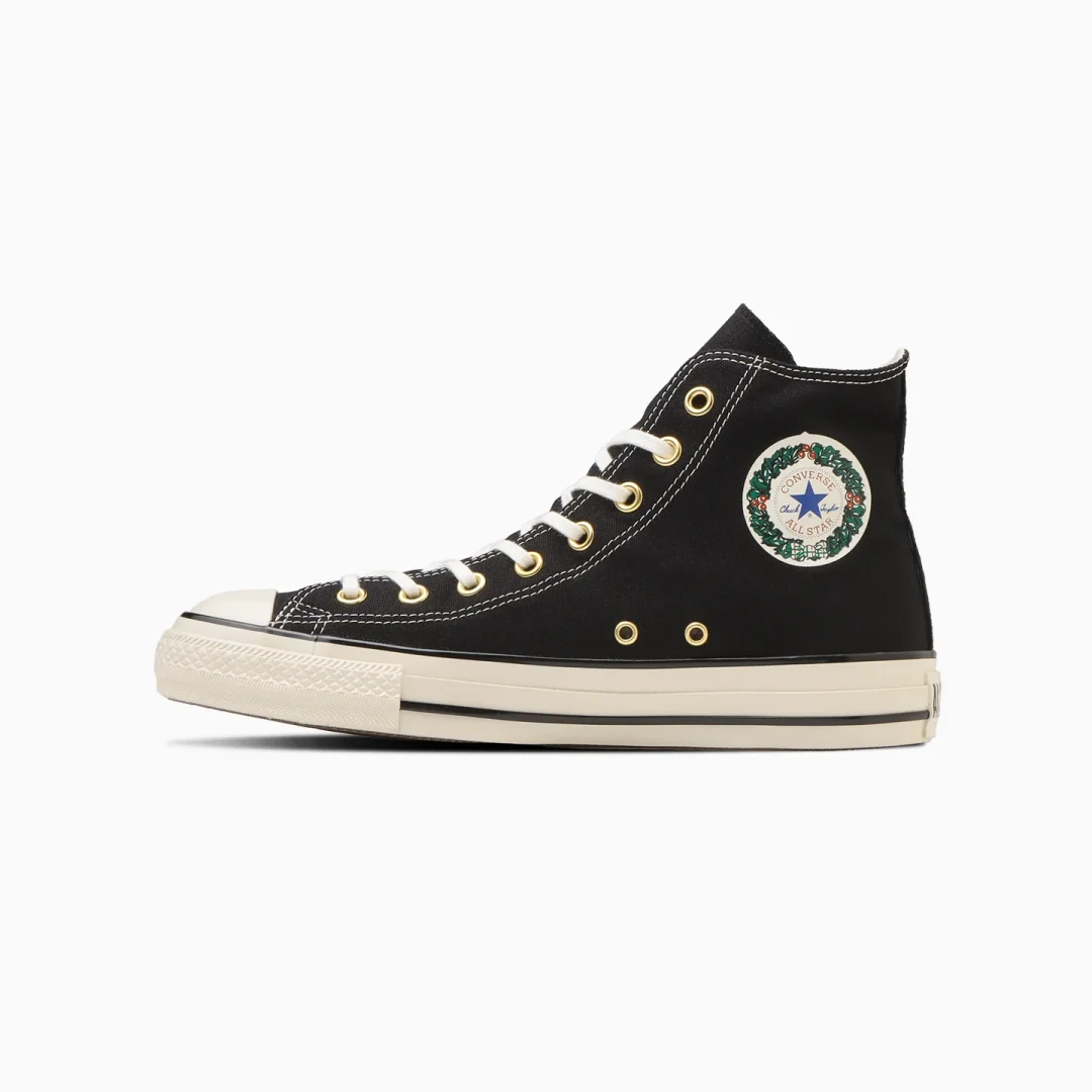 【発売中】アンクルパッチをクリスマスリースに変更した CONVERSE ALL STAR US CW HI (コンバース オールスター)