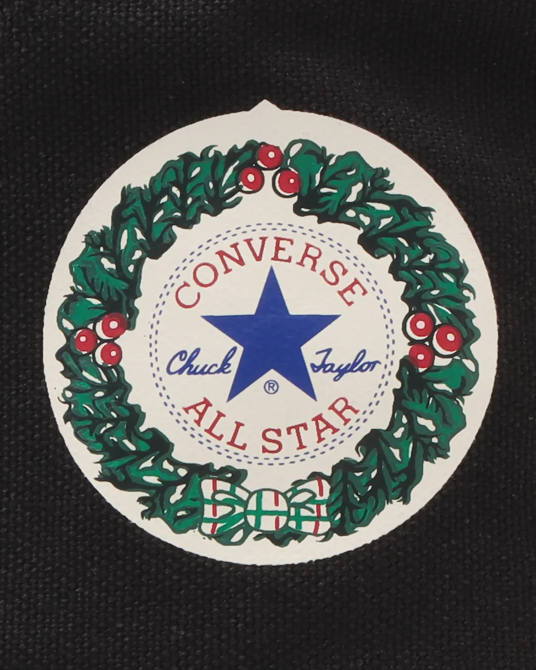 【発売中】アンクルパッチをクリスマスリースに変更した CONVERSE ALL STAR US CW HI (コンバース オールスター)