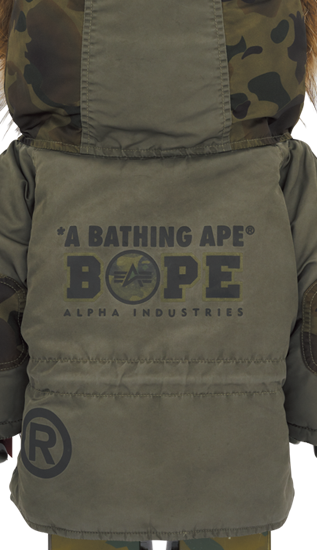 12月 発売予定！BE@RBRICK × A BATHING APE × ALPHA “CAMO SHARK 2023” 100% & 400%/1000% (ベアブリック ア ベイシング エイプ アルファ インダストリーズ)