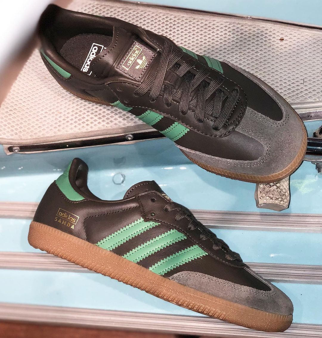 【国内 1/14 発売】アディダス オリジナルス サンバ OG “シャドーオリーブ/プリラブドグリーン” (adidas Originals SAMBA OG “Shadow Olive/Preloved Green”) [IG6175]