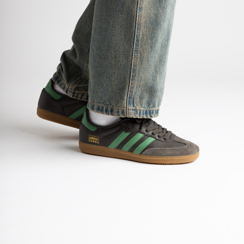 【国内 1/14 発売】アディダス オリジナルス サンバ OG “シャドーオリーブ/プリラブドグリーン” (adidas Originals SAMBA OG “Shadow Olive/Preloved Green”) [IG6175]