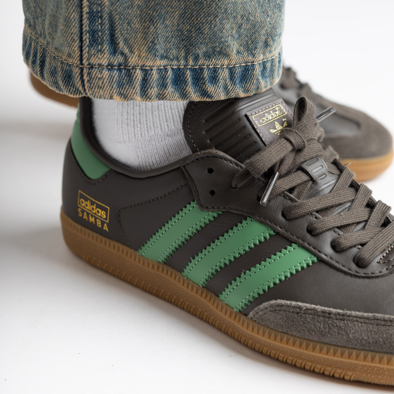 【国内 1/14 発売】アディダス オリジナルス サンバ OG “シャドーオリーブ/プリラブドグリーン” (adidas Originals SAMBA OG “Shadow Olive/Preloved Green”) [IG6175]