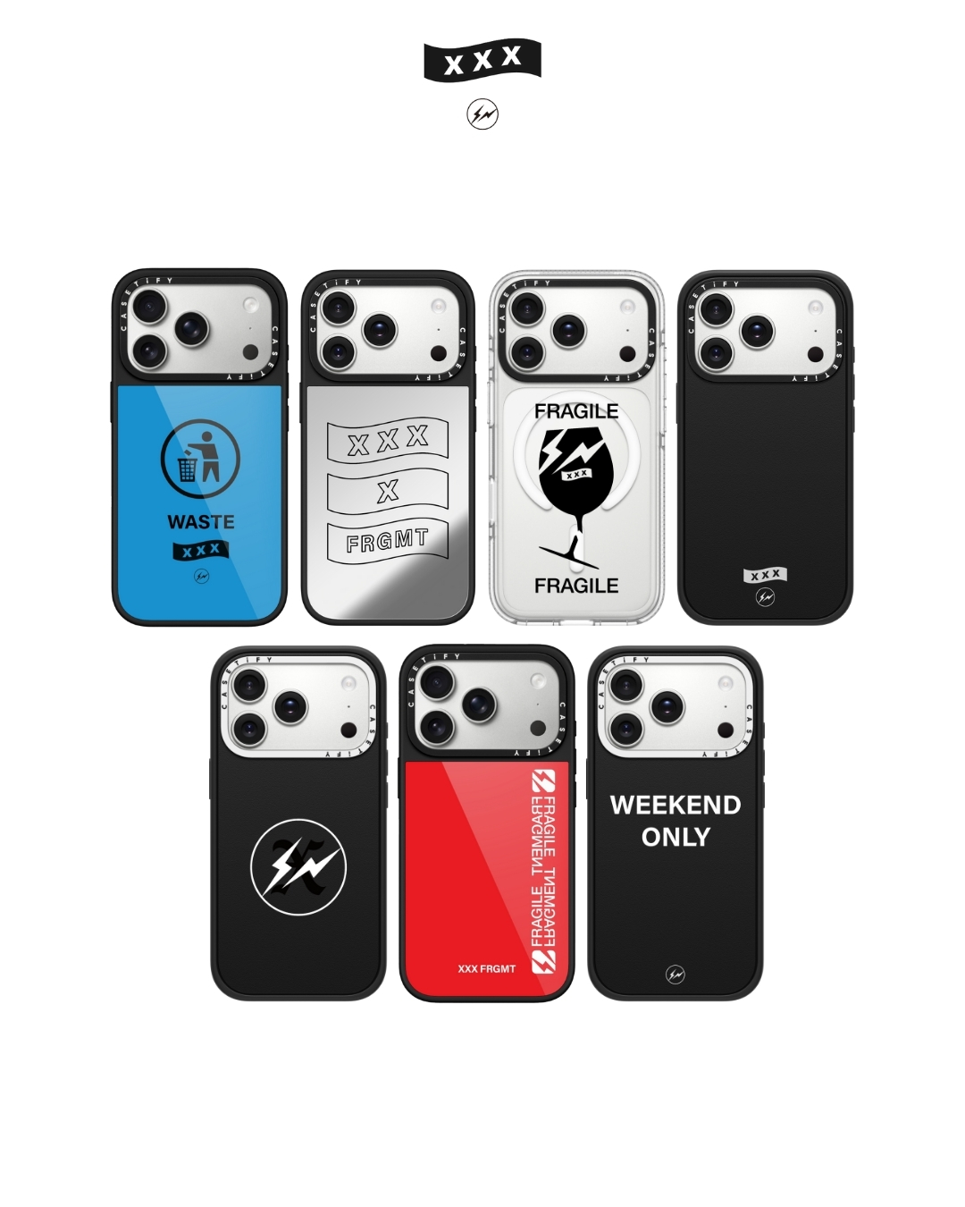 GOD SELECTION XXX x FRAGMENT x CASETiFY トリプルネームコラボが12/10 17:00 発売 (ゴッド セレクション XXX フラグメント 藤原ヒロシ ケースティファイ)