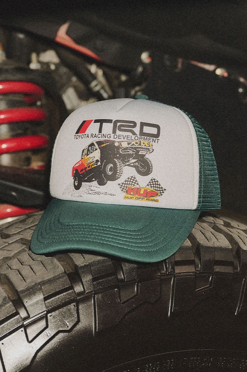 HUF × Toyota Racing Development コラボが国内 11/9 発売 (ハフ トヨタ レーシング)