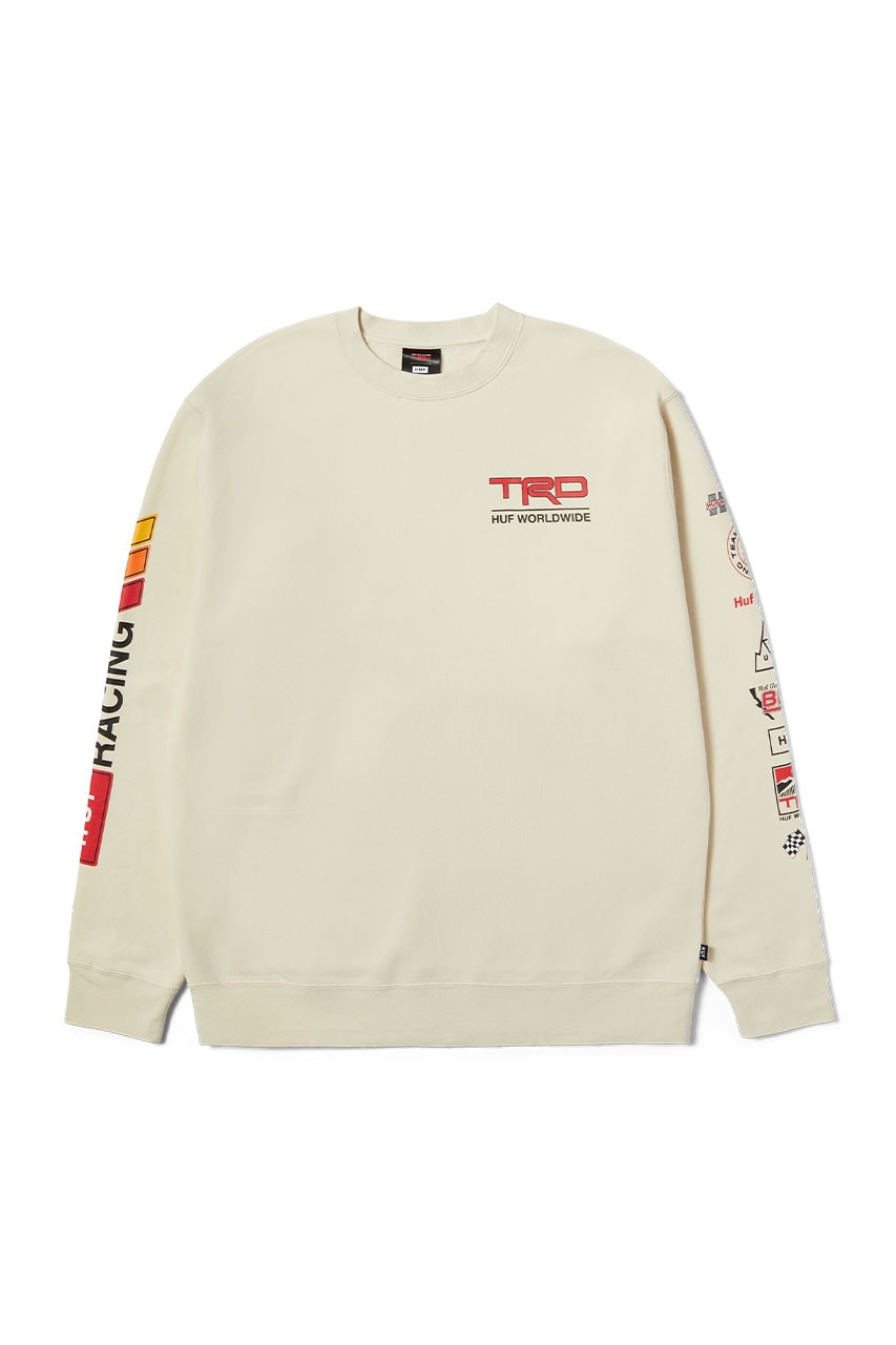 HUF × Toyota Racing Development コラボが国内 11/9 発売 (ハフ トヨタ レーシング)