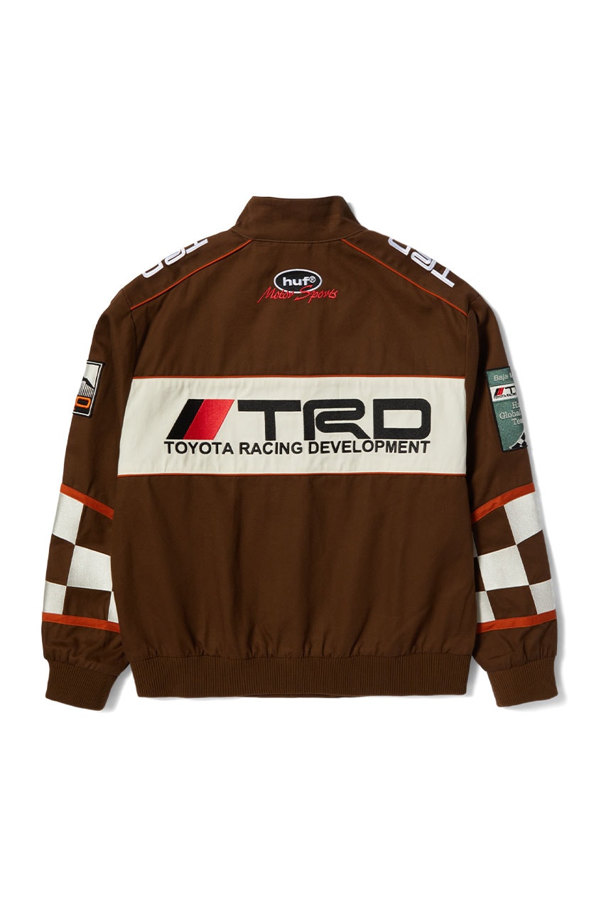 HUF × Toyota Racing Development コラボが国内 11/9 発売 (ハフ トヨタ レーシング)