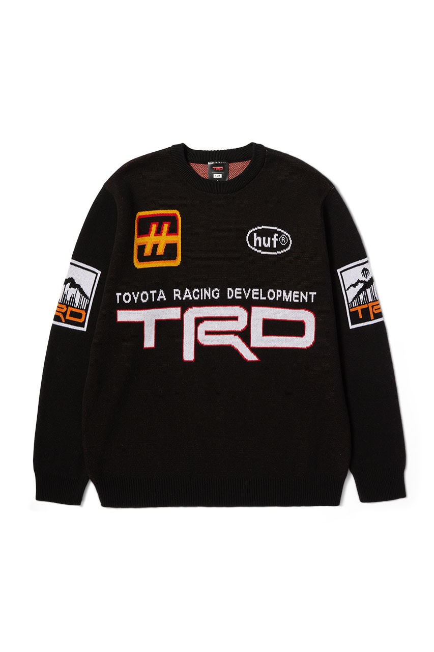 HUF × Toyota Racing Development コラボが国内 11/9 発売 (ハフ トヨタ レーシング)