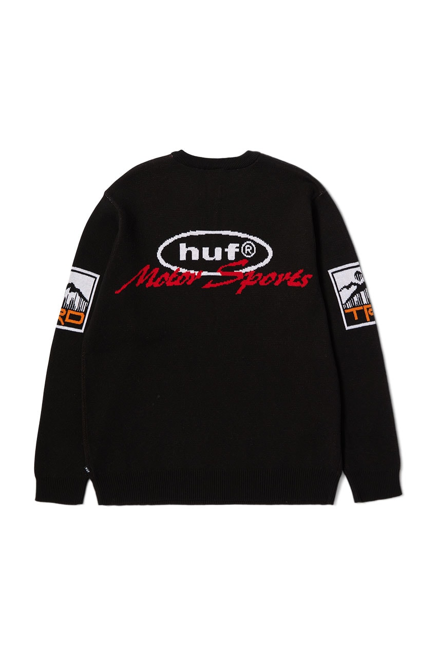 HUF × Toyota Racing Development コラボが国内 11/9 発売 (ハフ トヨタ レーシング)