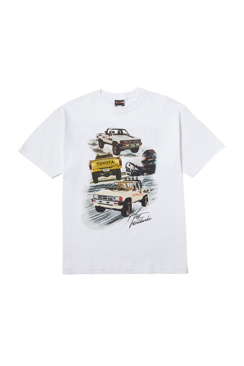 HUF × Toyota Racing Development コラボが国内 11/9 発売 (ハフ トヨタ レーシング)