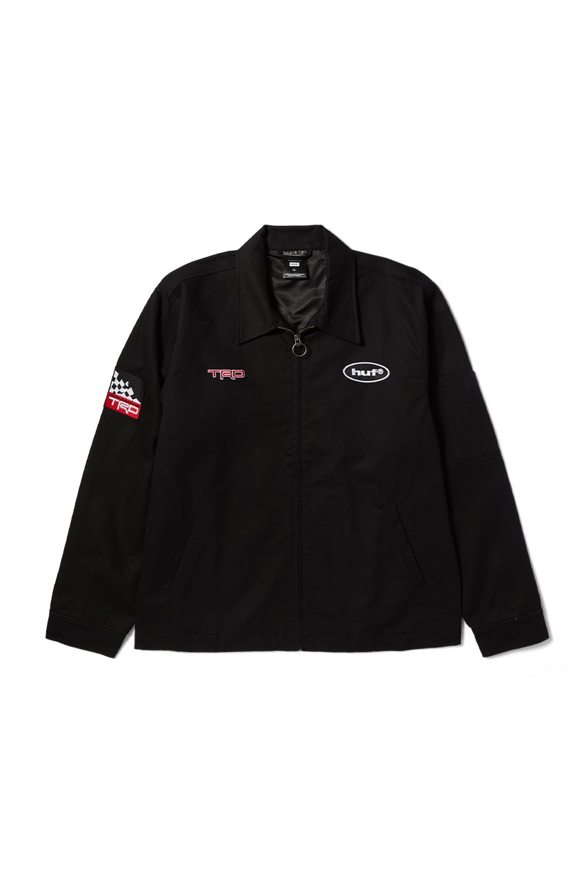 HUF × Toyota Racing Development コラボが国内 11/9 発売 (ハフ トヨタ レーシング)