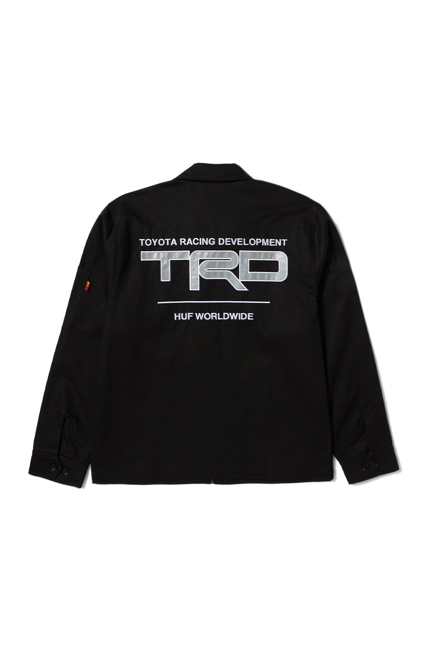 HUF × Toyota Racing Development コラボが国内 11/9 発売 (ハフ トヨタ レーシング)