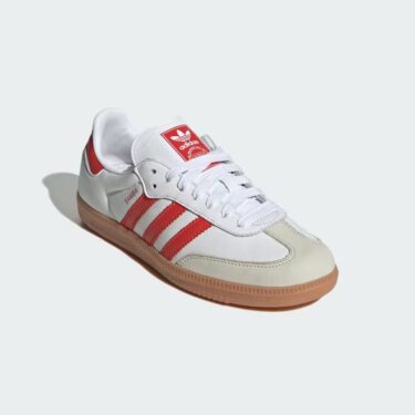 【国内 12/16 発売】アディダス オリジナルス サンバ OG “ホワイト/ーラーレッド” (adidas Originals SAMBA OG “White/Solar Red”) [IF6513]