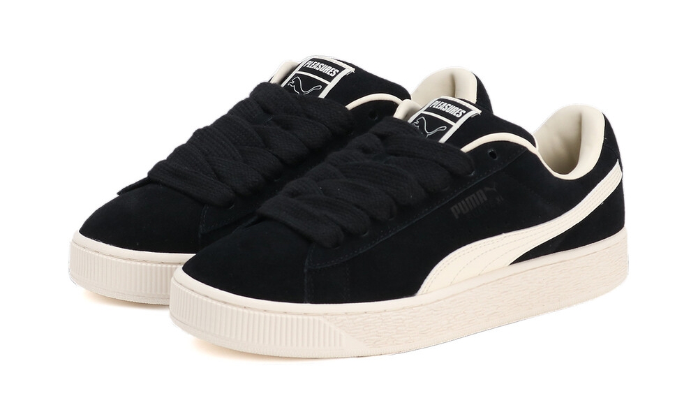 【国内 1/6 発売】PLEASURES × PUMA SUEDE XL “Black” (プレジャーズ プーマ スエード LX “ブラック”) [396057-01]