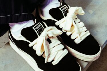 【国内 1/6 発売】PLEASURES × PUMA SUEDE XL “Black” (プレジャーズ プーマ スエード LX “ブラック”) [396057-01]