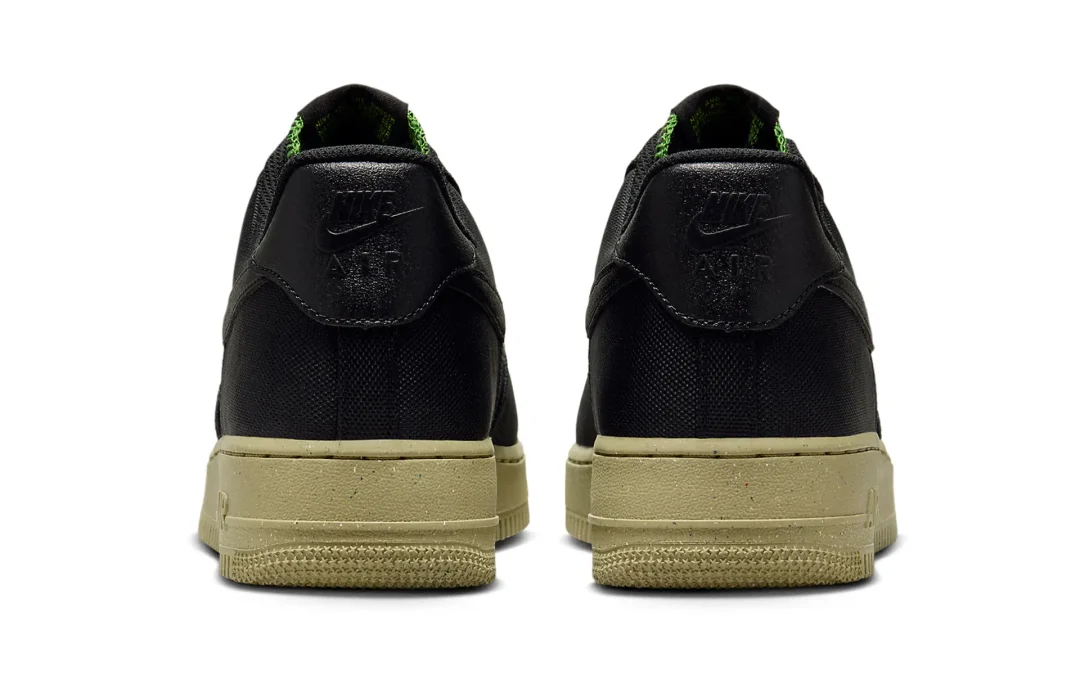 【2024年 2/7 発売】ナイキ エア フォース 1 ロー “ブラックキャンバス/バロックブラウン” (NIKE AIR FORCE 1 LOW “Black Canvas/Neutral Olive”) [FJ4160-001]