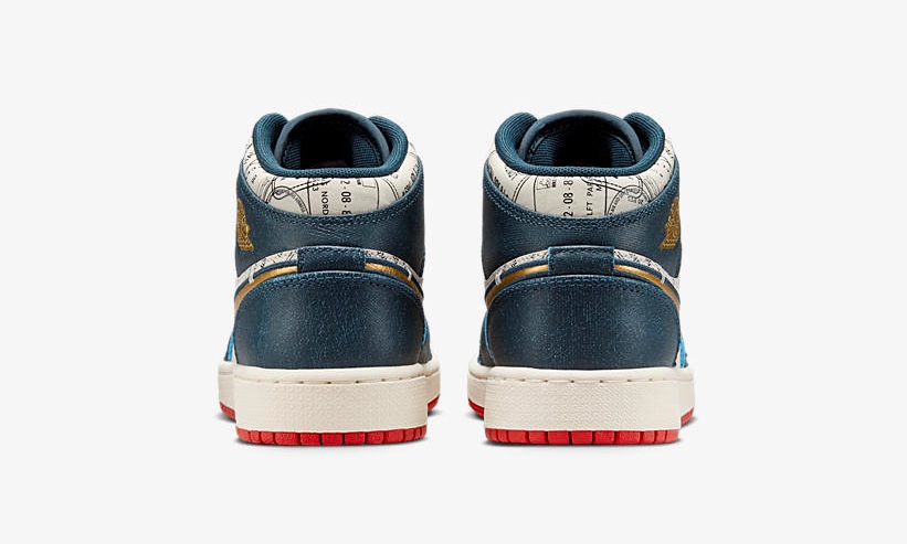 【2024年 3/8 発売】ナイキ GS エア ジョーダン 1 ミッド SE “テイクフライトパスポート” (NIKE GS AIR JORDAN 1 MID SE “Takes Flight Passport”) [FN1353-400]