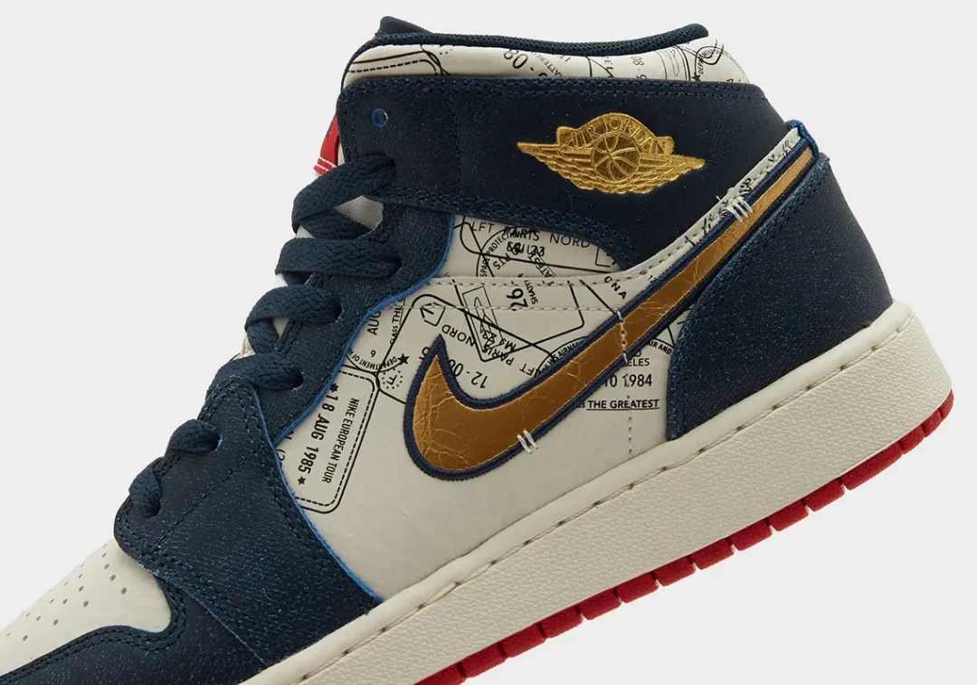 【2024年 3/8 発売】ナイキ GS エア ジョーダン 1 ミッド SE “テイクフライトパスポート” (NIKE GS AIR JORDAN 1 MID SE “Takes Flight Passport”) [FN1353-400]