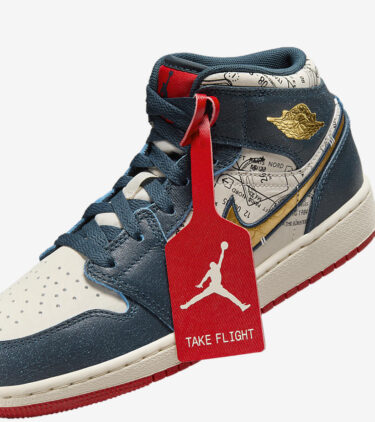 【2024年 3/8 発売】ナイキ GS エア ジョーダン 1 ミッド SE “テイクフライトパスポート” (NIKE GS AIR JORDAN 1 MID SE “Takes Flight Passport”) [FN1353-400]