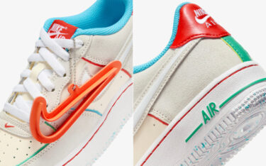 【国内 11/27 発売】ナイキ エア フォース 1 07 “スウッシュクッキーカッター” (NIKE AIR FORCE 1 07 LOW “Swoosh Cookie Cutter”) [FQ8350-110]