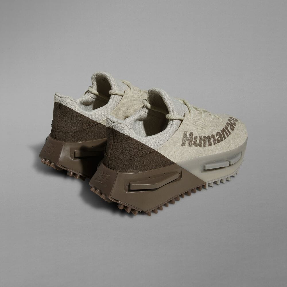 【国内 11/27 発売】Pharrell Williams × adidas Originals HU NMD_S1 MAHBS “Alumina/Light Brown” (ファレル・ウィリアムス アディダス オリジナルス エヌエムディ) [ID7413]