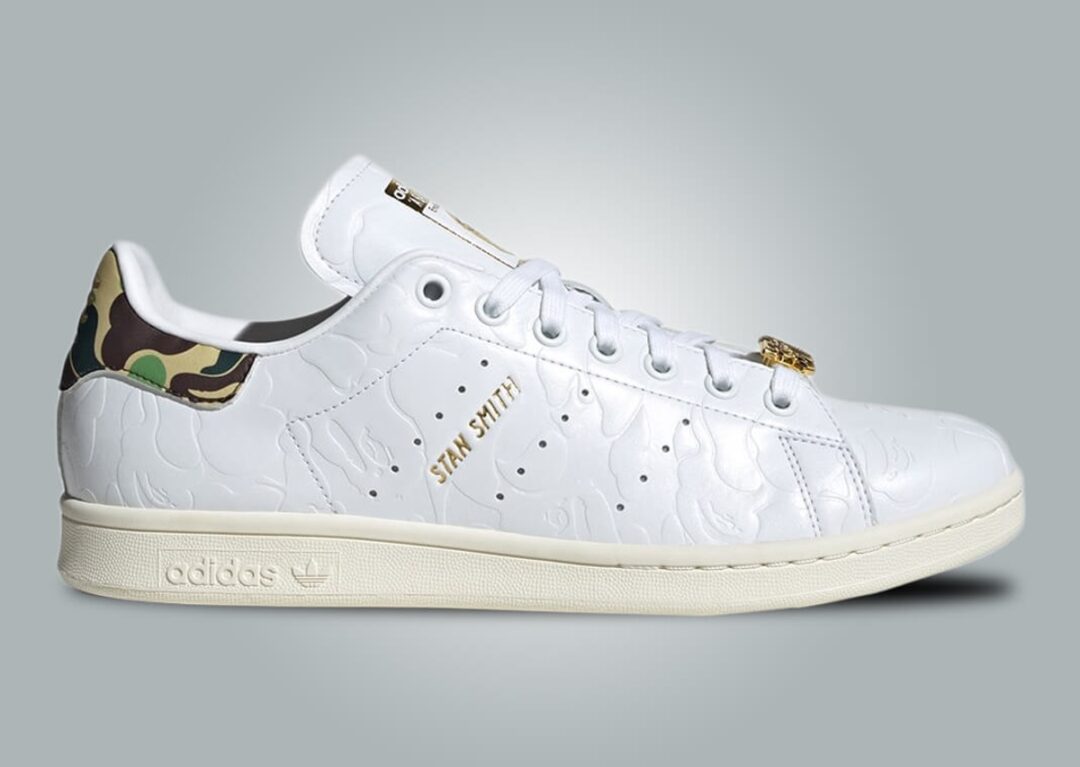 【国内 11/18 発売】A BATHING APE × adidas Originals STAN SMITH “Cloud White/Core Black” (ア ベイシング エイプ アディダス オリジナルス スタンスミス “クラウドホワイト/コアブラック”) [IG1115/IG1116]