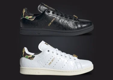 【国内 11/18 発売】A BATHING APE × adidas Originals STAN SMITH “Cloud White/Core Black” (ア ベイシング エイプ アディダス オリジナルス スタンスミス “クラウドホワイト/コアブラック”) [IG1115/IG1116]