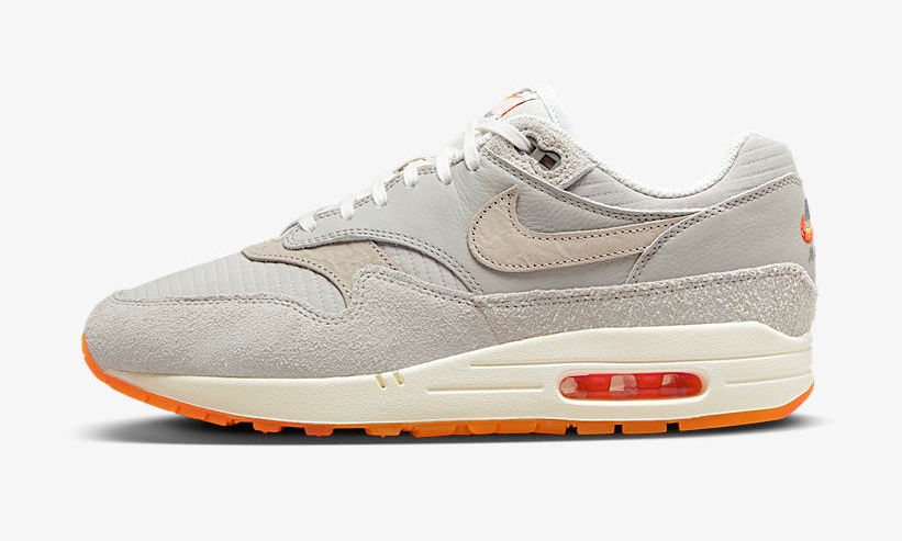 海外発売！ナイキ エア マックス 1 “ライトアイアンオール/トータルオレンジ” (NIKE AIR MAX 1 “Light Iron Ore/Total Orange”) [FQ8731-012]