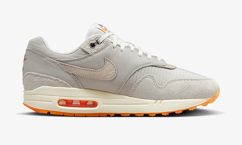 海外発売！ナイキ エア マックス 1 “ライトアイアンオール/トータルオレンジ” (NIKE AIR MAX 1 “Light Iron Ore/Total Orange”) [FQ8731-012]